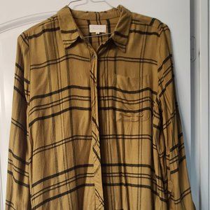 Flannel long sleeve shirt